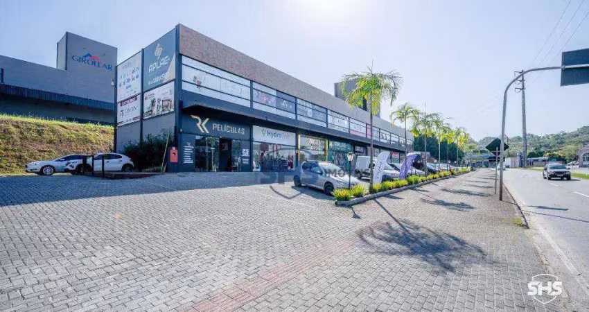 Galpão para alugar, 300 m² por r$ 8.450,00/mês - salto - blumenau/sc