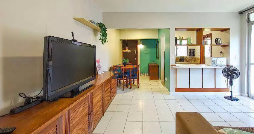 Apartamento com 1 dormitório para alugar, 49 m² por r$ 3.090,00/mês - victor konder - blumenau/sc
