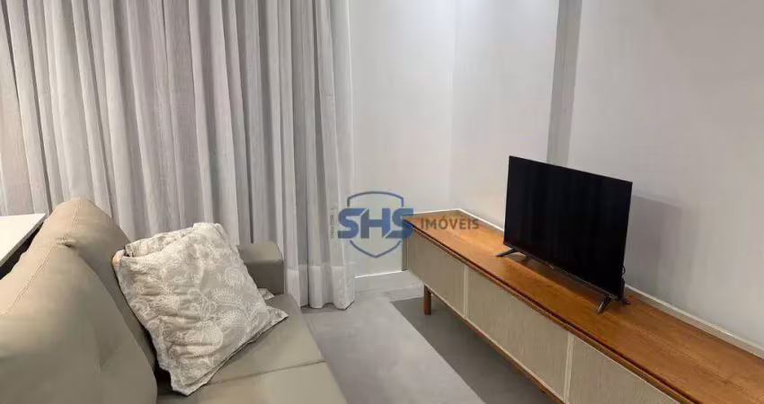 Apartamento com 1 dormitório para alugar, 94 m² por r$ 3.440,00/mês - velha - blumenau/sc