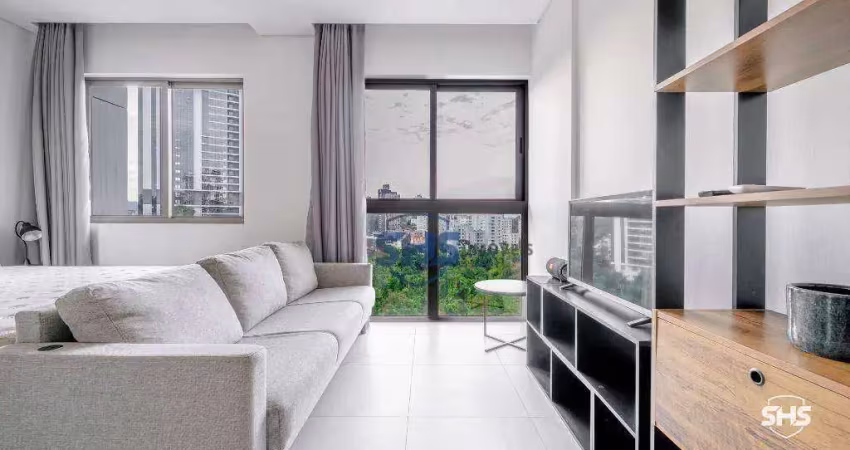 Apartamento com 1 dormitório para alugar, 35 m² por r$ 3.030,00/mês - victor konder - blumenau/sc