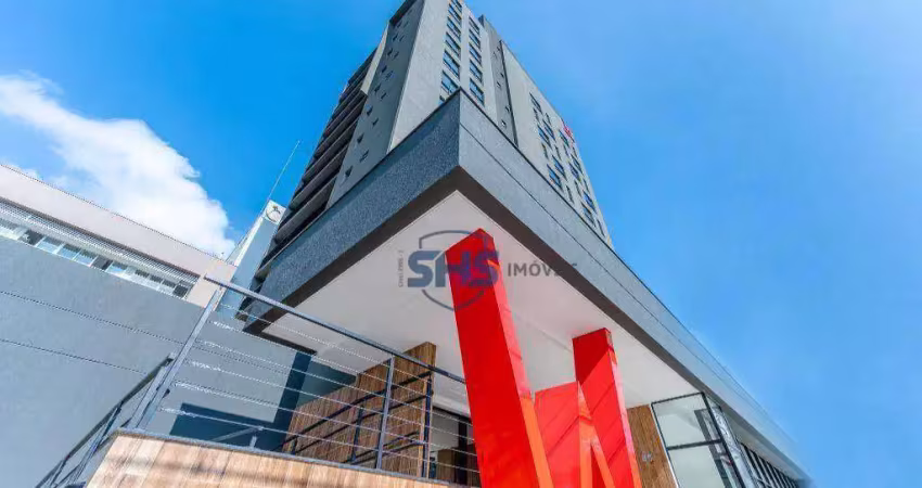 Apartamento com 1 dormitório para alugar, 34 m² por r$ 2.350,00/mês - garcia - blumenau/sc