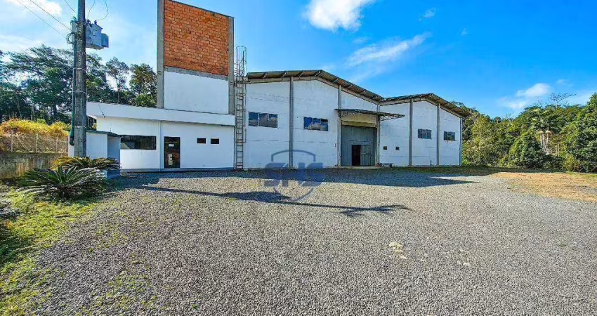 Galpão para alugar, 1180 m² por r$ 30.000,00/mês - encano do norte - indaial/sc