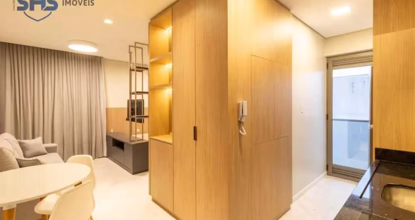 Apartamento com 1 dormitório para alugar, 35 m² por r$ 3.410,00/mês - victor konder - blumenau/sc