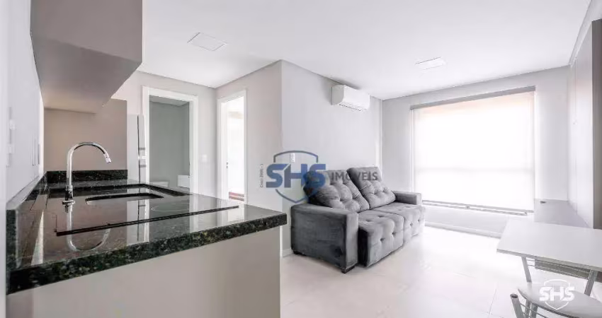 Apartamento com 1 dormitório para alugar, 32 m² por r$ 2.740,00/mês - boa vista - blumenau/sc