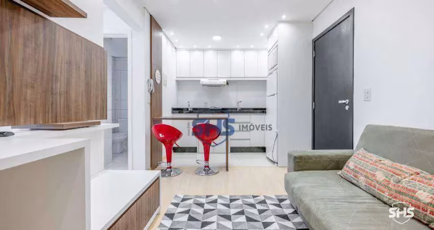 Apartamento com 1 dormitório para alugar, 30 m² por r$ 2.426,00/mês - centro (blumenau) - blumenau/sc