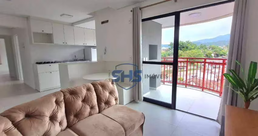 Apartamento com 2 dormitórios para alugar, 70 m² por r$ 2.910,00/mês - velha - blumenau/sc