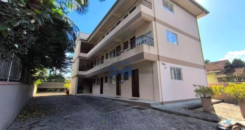 Apartamento com 1 dormitório para alugar, 40 m² por r$ 1.190,00/mês - velha - blumenau/sc