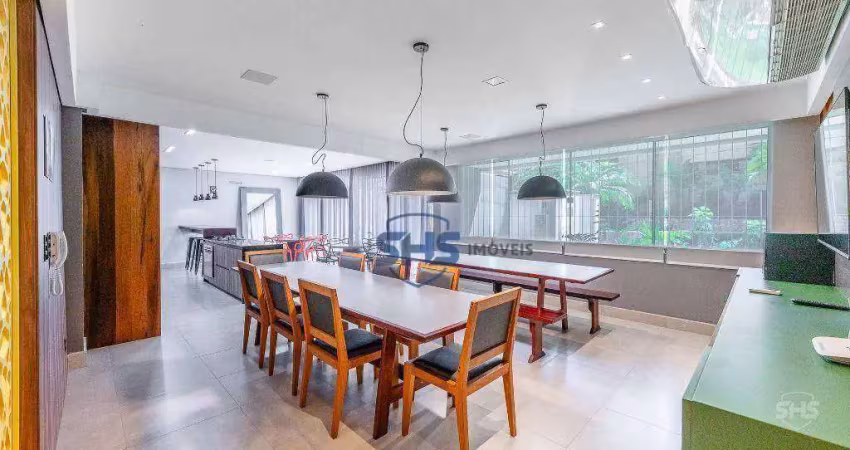 Apartamento com 1 dormitório para alugar, 61 m² por r$ 2.240,00/mês - victor konder - blumenau/sc