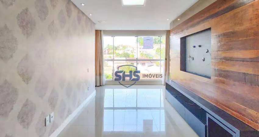 Apartamento com 3 dormitórios para alugar, 131 m² por r$ 4.058,27/mês - escola agrícola - blumenau/sc
