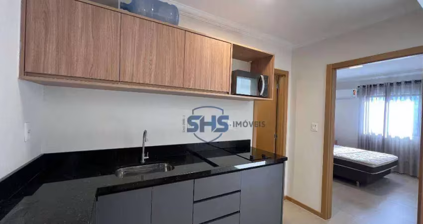 Apartamento com 1 dormitório para alugar, 42 m² por r$ 2.910,00/mês - centro (blumenau) - blumenau/sc