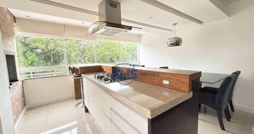 Apartamento com 2 dormitórios para alugar, 77 m² por r$ 3.522,71/mês - itoupava norte - blumenau/sc
