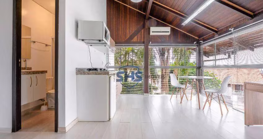 Apartamento com 1 dormitório para alugar, 30 m² por r$ 1.626,17/mês - itoupava seca - blumenau/sc