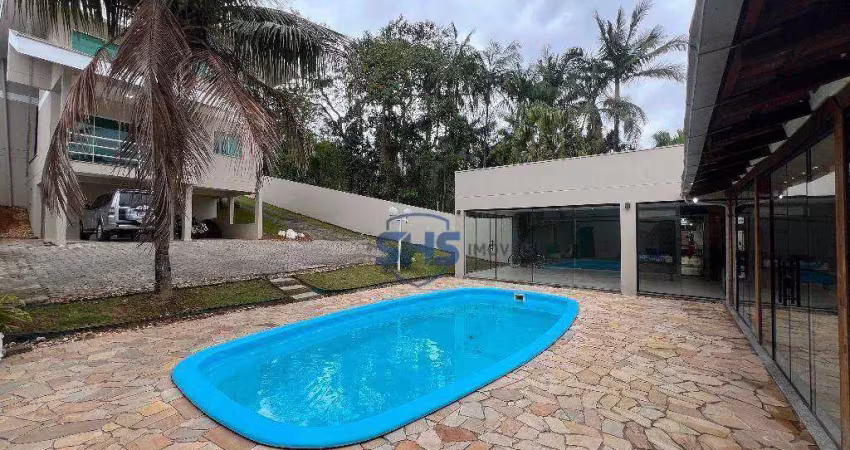 Casa com 3 dormitórios, 721 m² - venda por r$ 1.890.000,00 ou aluguel por r$ 8.150,00/mês - itoupava seca - blumenau/sc