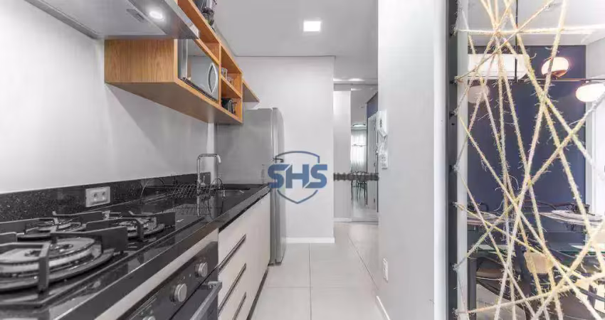Apartamento com 1 dormitório para alugar, 47 m² por r$ 3.040,00/mês - velha - blumenau/sc