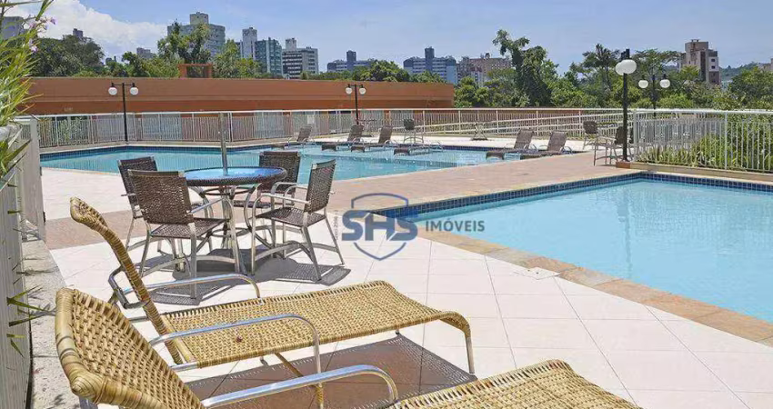 Apartamento com 2 dormitórios para alugar, 55 m² por r$ 2.860,00/mês - garcia - blumenau/sc