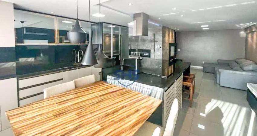 Apartamento com 3 dormitórios para alugar, 115 m² por r$ 6.354,00/mês - água verde - blumenau/sc