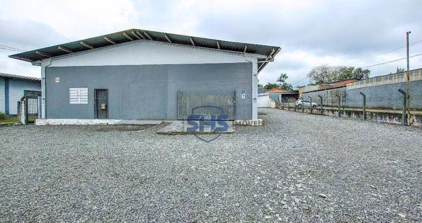 Galpão para alugar, 500 m² por r$ 12.000,00/mês - itoupavazinha - blumenau/sc