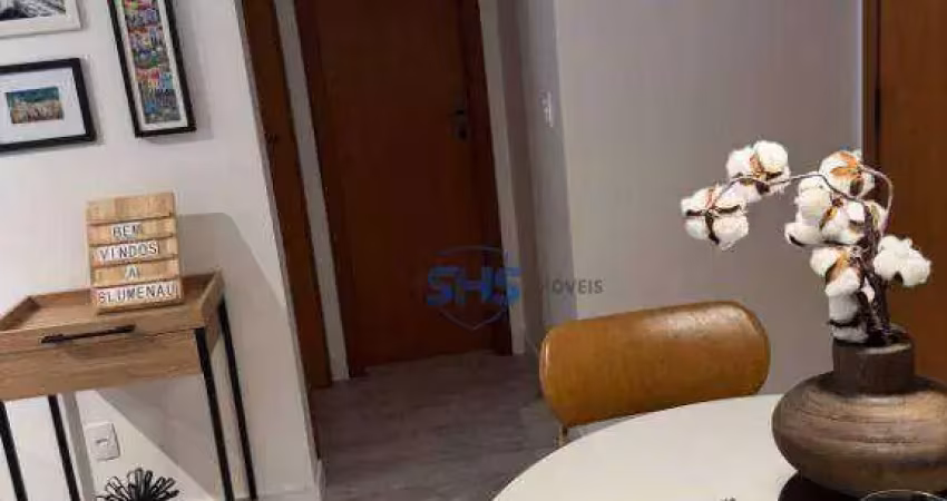 Apartamento com 1 dormitório para alugar, 47 m² por r$ 3.074,00/mês - vila nova - blumenau/sc