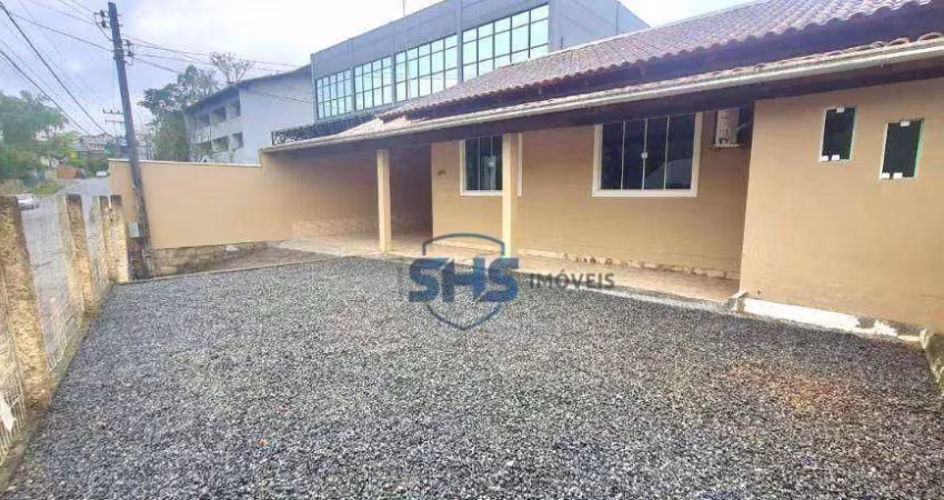 Casa com 2 dormitórios para alugar, 125 m² por r$ 2.553,52/mês - salto weissbach - blumenau/sc