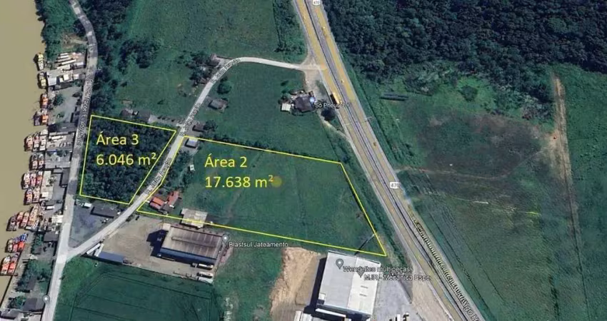 Terreno à venda, 23684 m² por r$ 15.000.000,00 - volta grande - navegantes/sc