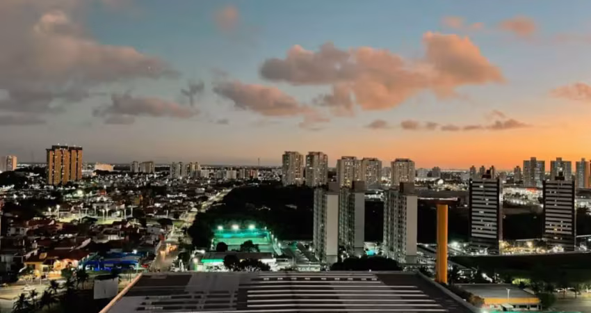 Apartamento com 02 vagas, andar  alto, ventilado e para o nascente, no cond. queridinho da br 101