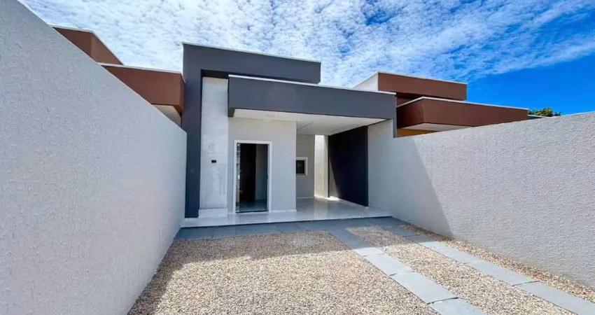 Casa com 3 dormitórios à venda, 90 m² por r$ 300.000,00 - lt parque veraneio - aquiraz/ce