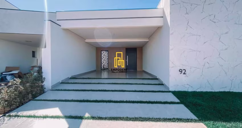 Casa em Condomínio para Venda em Uberlândia, Condomínio Raros, 3 dormitórios, 2 suítes, 1 banheiro, 4 vagas
