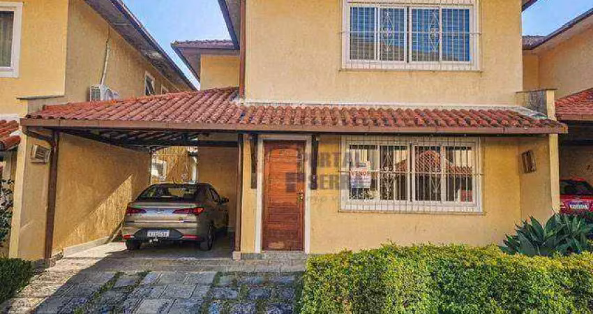 Casa triplex com 3 quartos à venda, 186 m² por r$ 690.000 - araras - teresópolis/rj