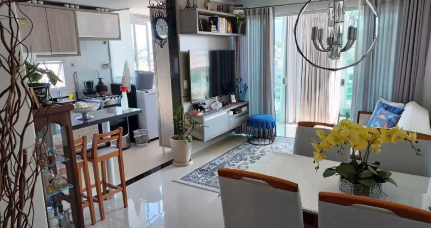 Apartamento Padrão - Apartamento com 2 quartos sendo 1 suíte com piso porcelanato e vista para as montanhas na Praia do Morro - Guarapari , ES
