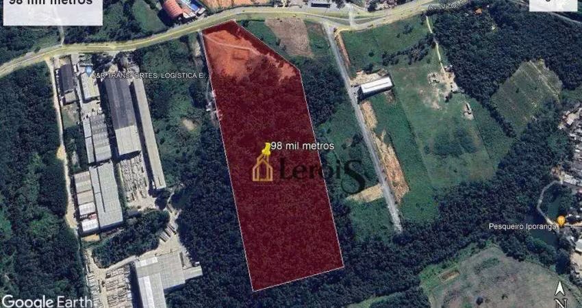 Sítio à venda, 98000 m² por r$ 13.700.000,00 - zona industrial - sorocaba/sp