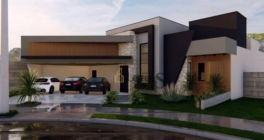 Casa com 3 dormitórios à venda, 184 m² por R$ 1.400.000,00 - Condomínio Sunlake Residencial - Votorantim/SP