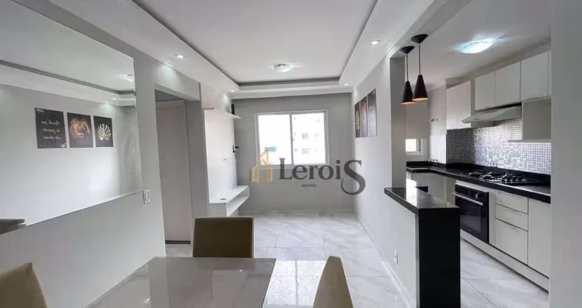 Apartamento com 2 dormitórios para alugar, 50 m² por r$ 2.100,00/mês - edifício residencial oiti - itu/sp