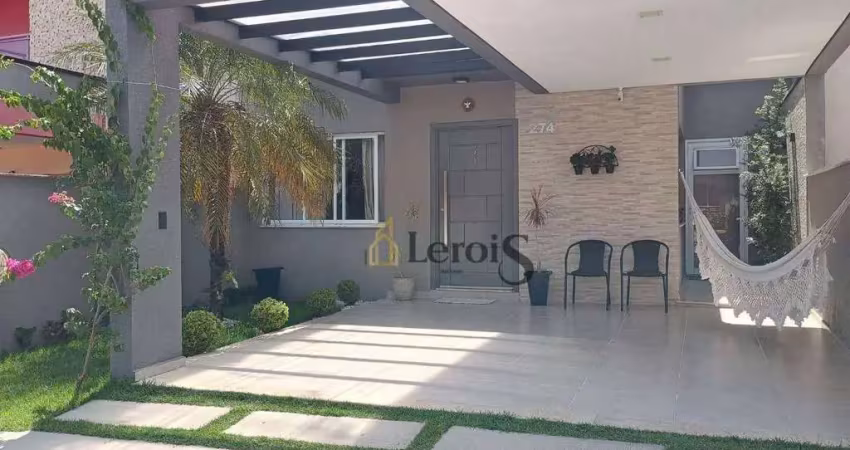 Casa com 3 dormitórios à venda, 105 m² por r$ 905.000,00 - condomínio montreal residence - indaiatuba/sp