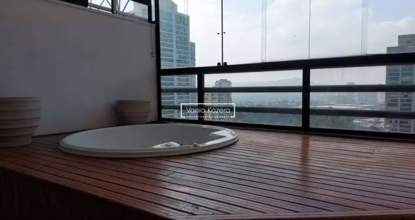 Cobertura duplex - mobiliada - 127 m2 -  9.000,00 pacote - centro alphaville