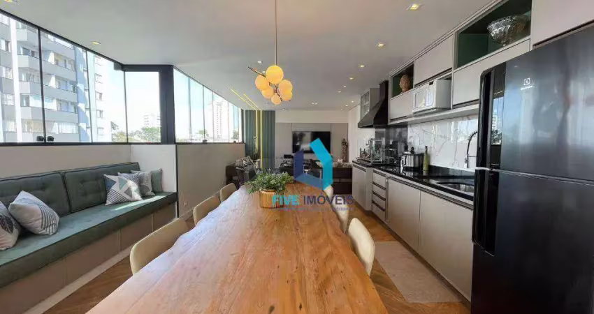 Cobertura à venda, 163 m² por r$ 1.100.000,00 - interlagos - são paulo/sp