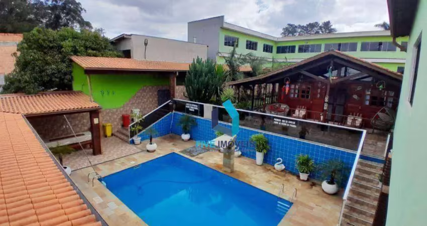 Chácara com 10 dormitórios - venda por r$ 3.500.000,00 ou aluguel por r$ 1.900,00/dia - jardim shangrilá (zona sul) - são paulo/sp