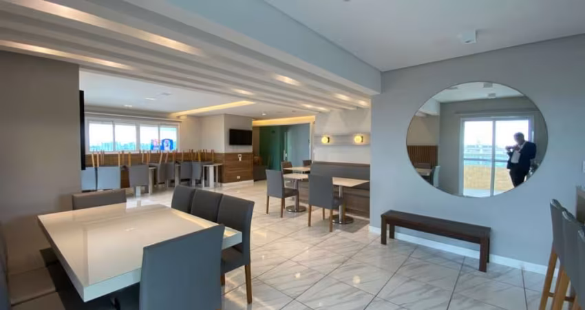 Apartamento à venda em Praia Grande-SP, Caiçara: 1 quarto, 1 sala, 1 banheiro, 1 vaga de garagem, 51m² de área.