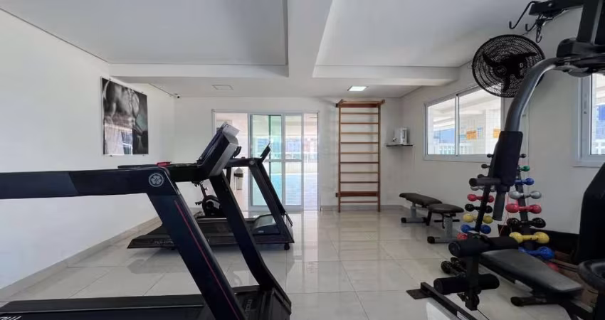 Apartamento de 2 quartos com 2 suítes à venda em Praia Grande-SP, bairro Caiçara, 80m² e vaga de garagem.