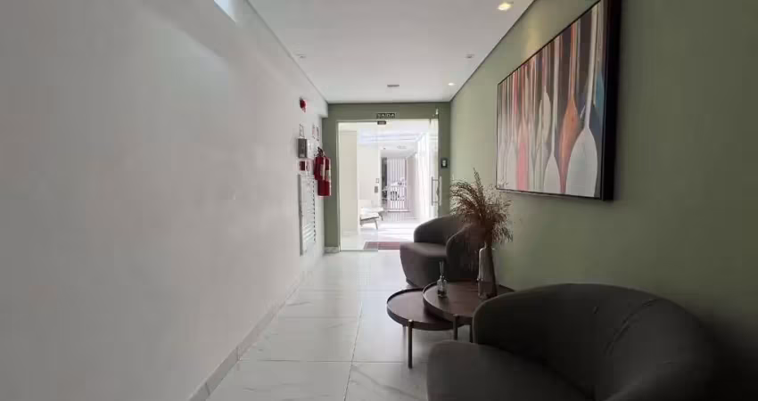 Apartamento à Venda ou Locação em Praia Grande-SP, Bairro Caiçara: 2 Quartos, 1 Sala, 1 Banheiro, 1 Vaga de Garagem - 52m².