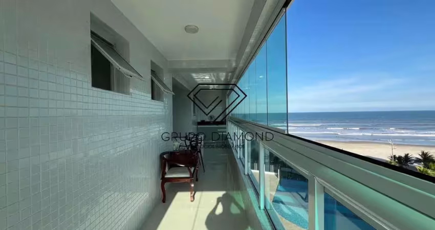 Apartamento vista mar 2 dorms 1 suite locação e venda, maracanã