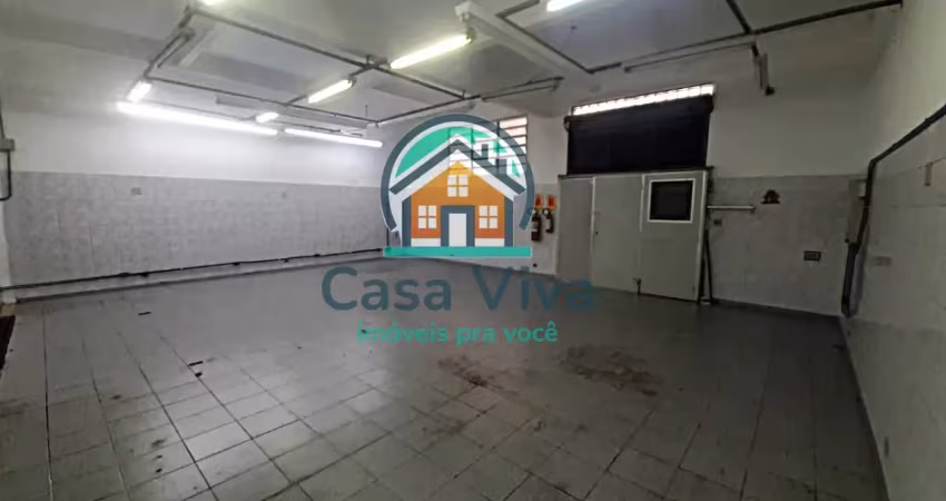 Galpão para locação na vila moinho velho com 468m², 4 salões, escritório, 5 vagas.