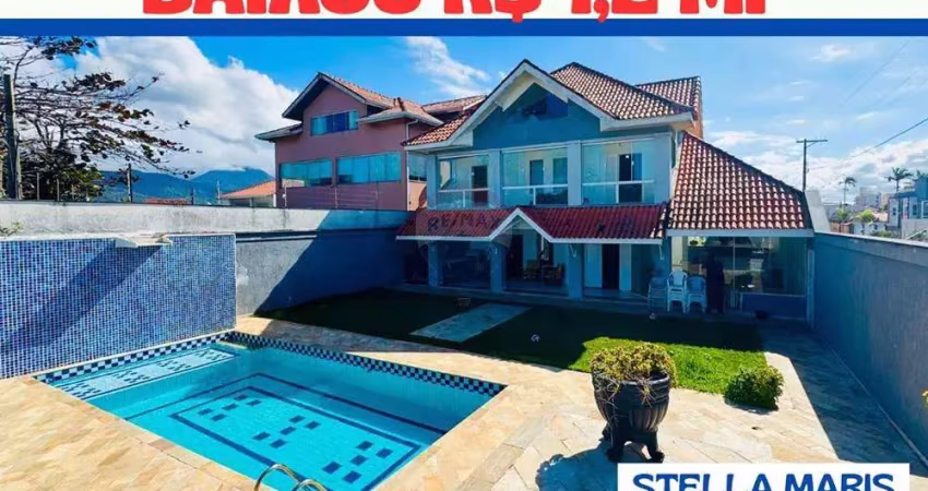Imperdível!!! sobrado de frente para o mar no stella maris – 6 dorms, 2 suítes e 430 m² construídos