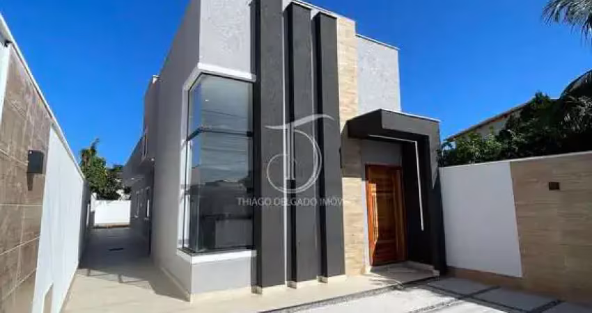 Casa moderna com 3 suítes – fachada envidraçada, cozinha com ilha e ambientes integrados!