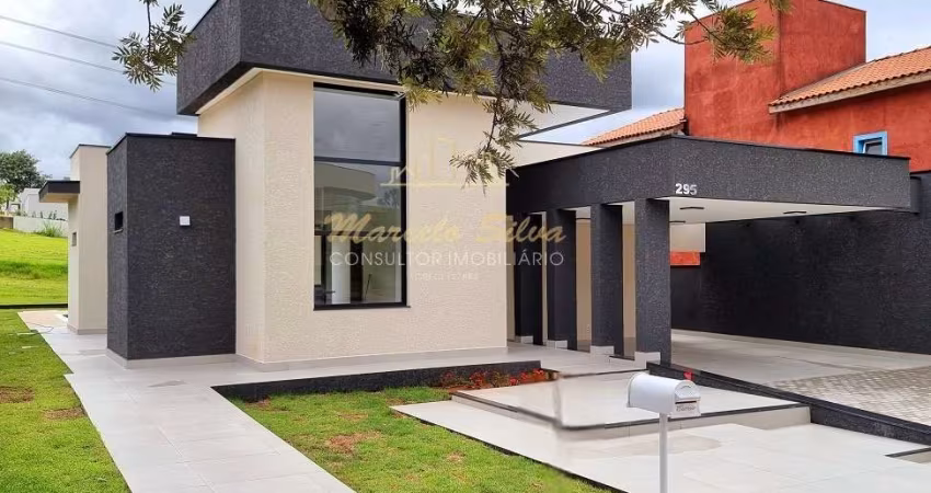 Casa Térrea Estilo Moderno Contemporâneo no Condomínio Terras de Santa Cruz, Bragança Paulista