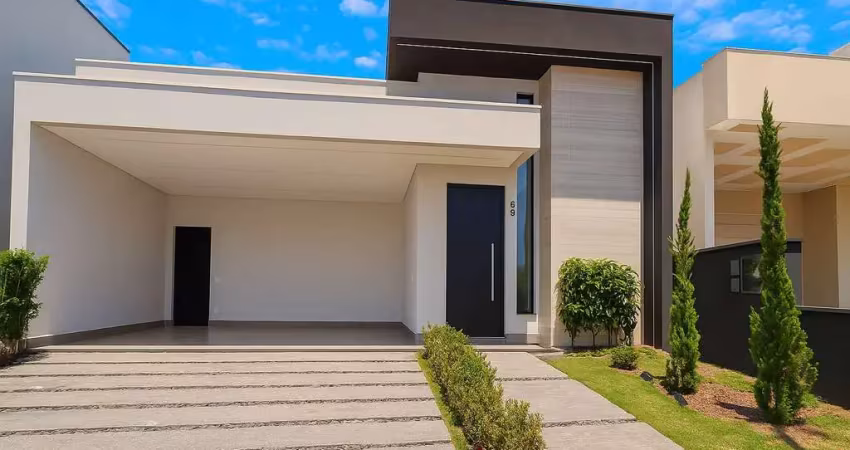 Casa nova térrea de luxo no condomínio euroville ii, bragança paulista - 3 suítes, área gourmet e piscina!