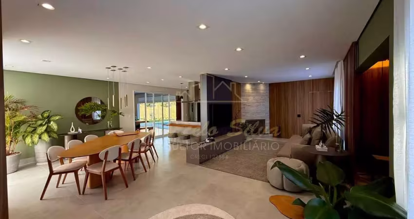 Casa térrea mobiliada e decorada em condomínio fechado, bragança paulista