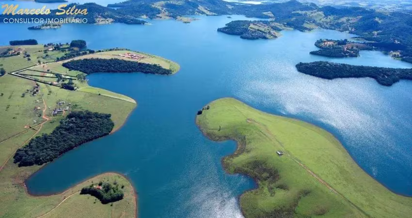 Represa terreno 5.000 m²  para chacara pé na água e parcelado, joanopolis