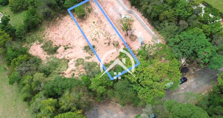Terreno à venda em condominínio, 1335 m² por r$ 490.000 - alpes de atibaia - atibaia/sp
