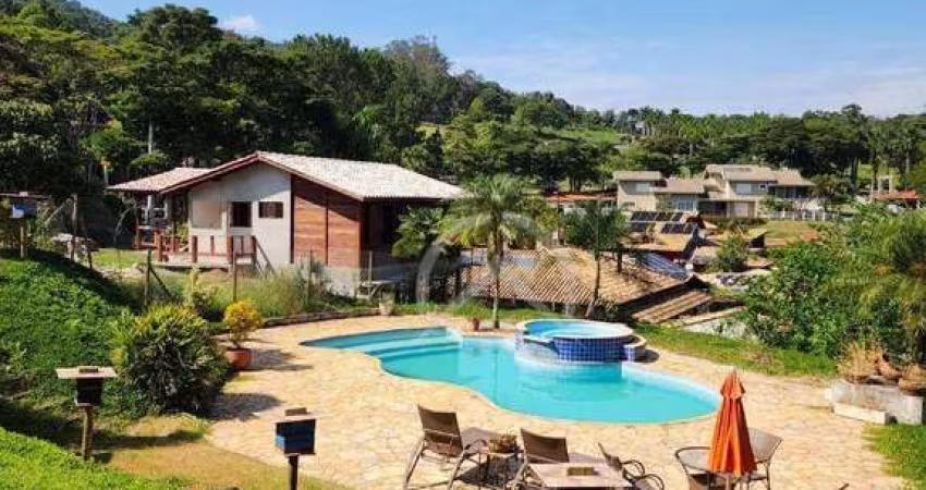 Chácara com 2 dormitórios, 1000 m² - venda por R$ 850.000,00 ou aluguel por R$ 4.000,00/mês - Ribeirão dos Porcos - Atibaia/SP