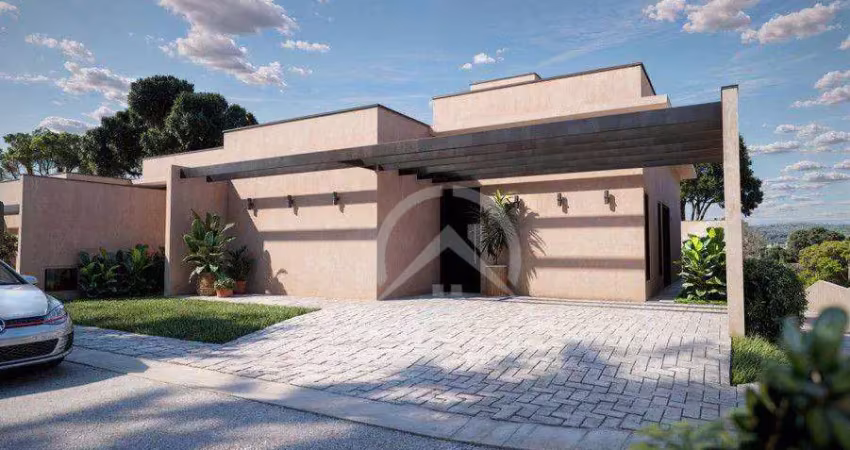 Casa com 3 dormitórios à venda, 105 m² por r$ 855.000 - jardim imperial - atibaia/sp